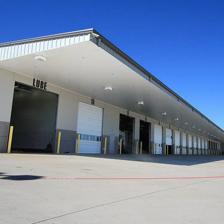 Large Span Fireproof Alc Panel h Beam Pre-Engineered Steel Structure Warehouse / Workshop Construction Design