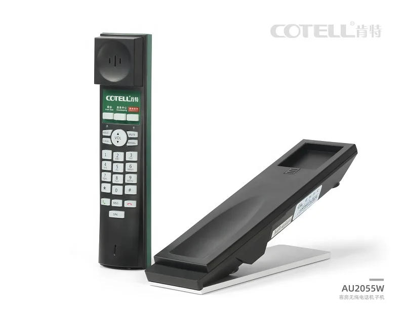 Cotell Aurum Series AU2055W DECT Cordless Telephones Analog Fixed Landline Telephone OEM Business Cordless Phone Set For Office