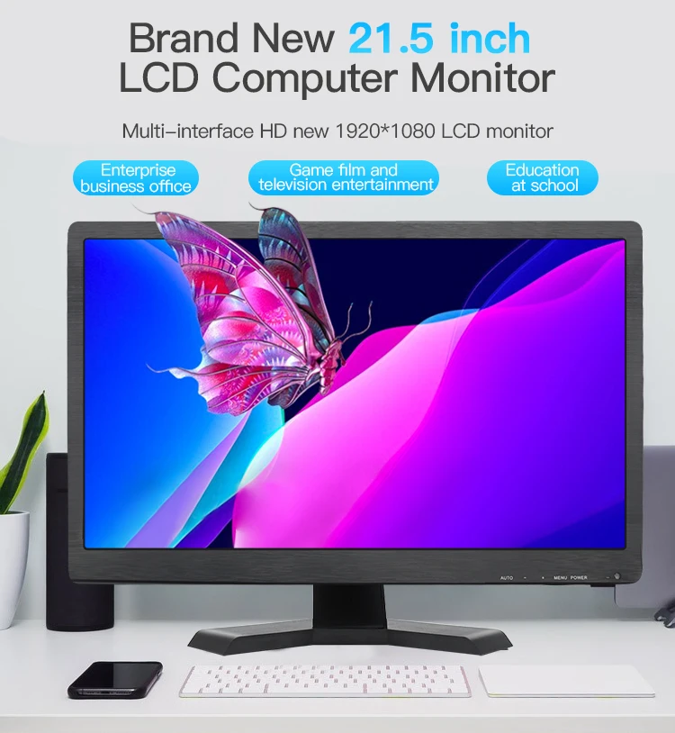 Оптовая продажа с фабрики Промышленный экран Hd Tft ЖК-экран компьютер светодиодный Hdmi Vga мониторы 12 В промышленность по низкой