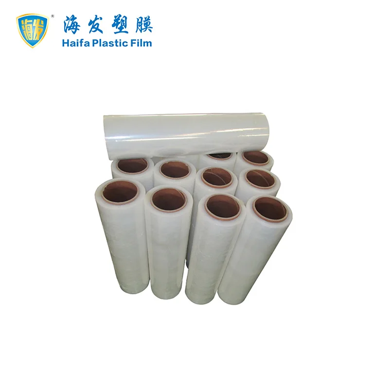 Manufacture Plastic PE Transparent Cling Wrap Film with Various Adhesion