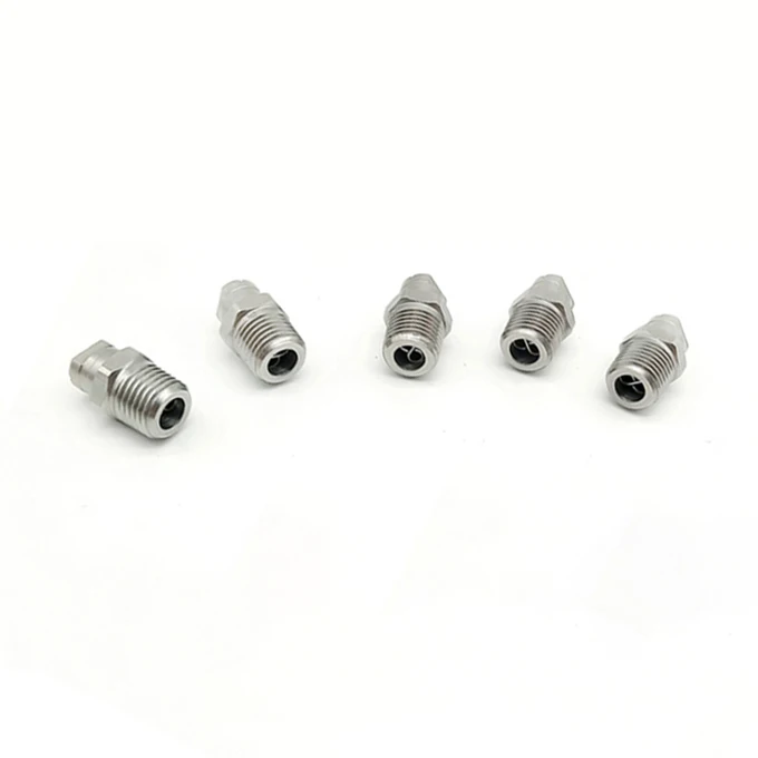 
High Quality Stainless Steel Industrial Vee jet Flat Fan Spray Nozzle 