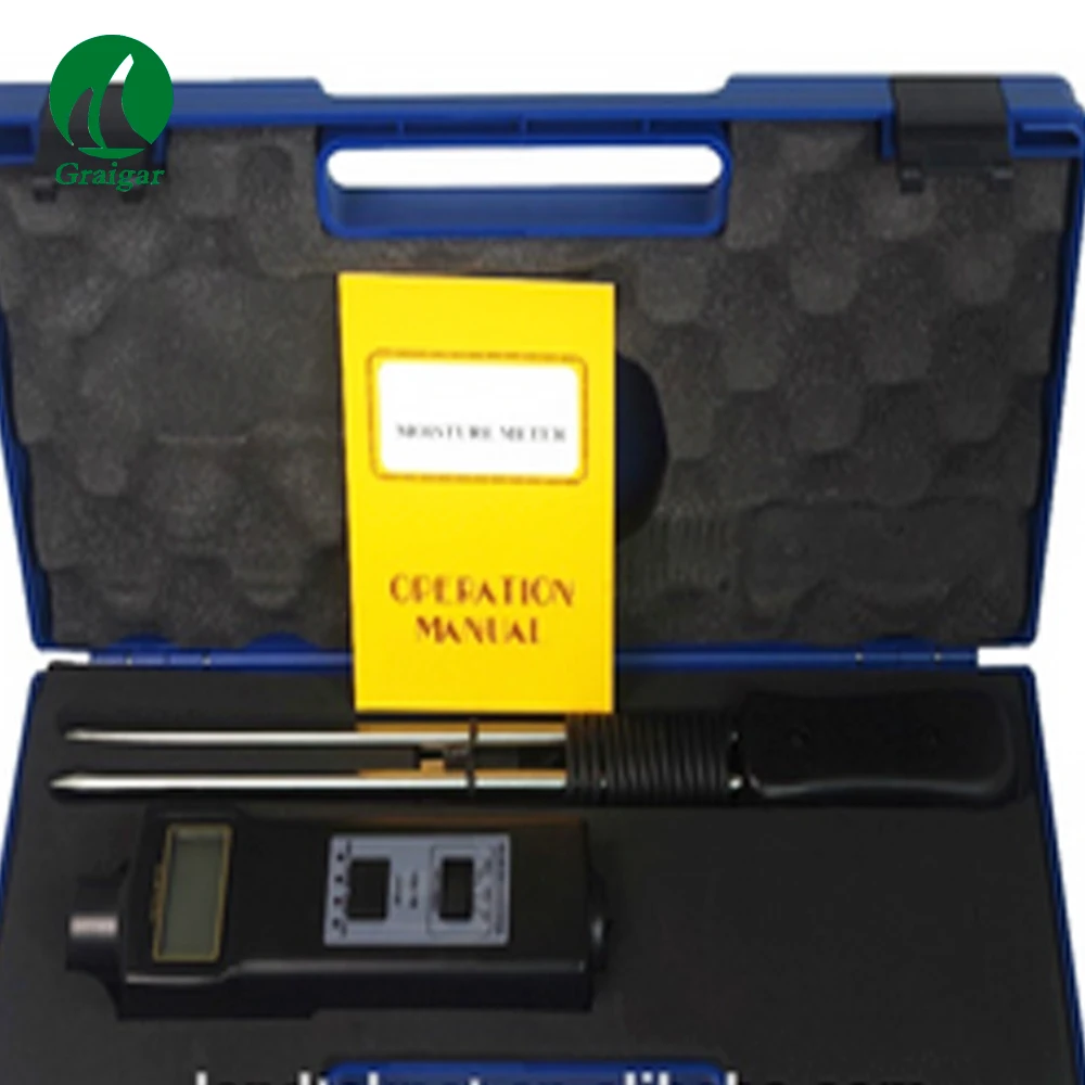 MC-7821 Grain Moisture and Temperature Meter  Tester 8~20% Temperature -10 ~ 55 C MC7821
