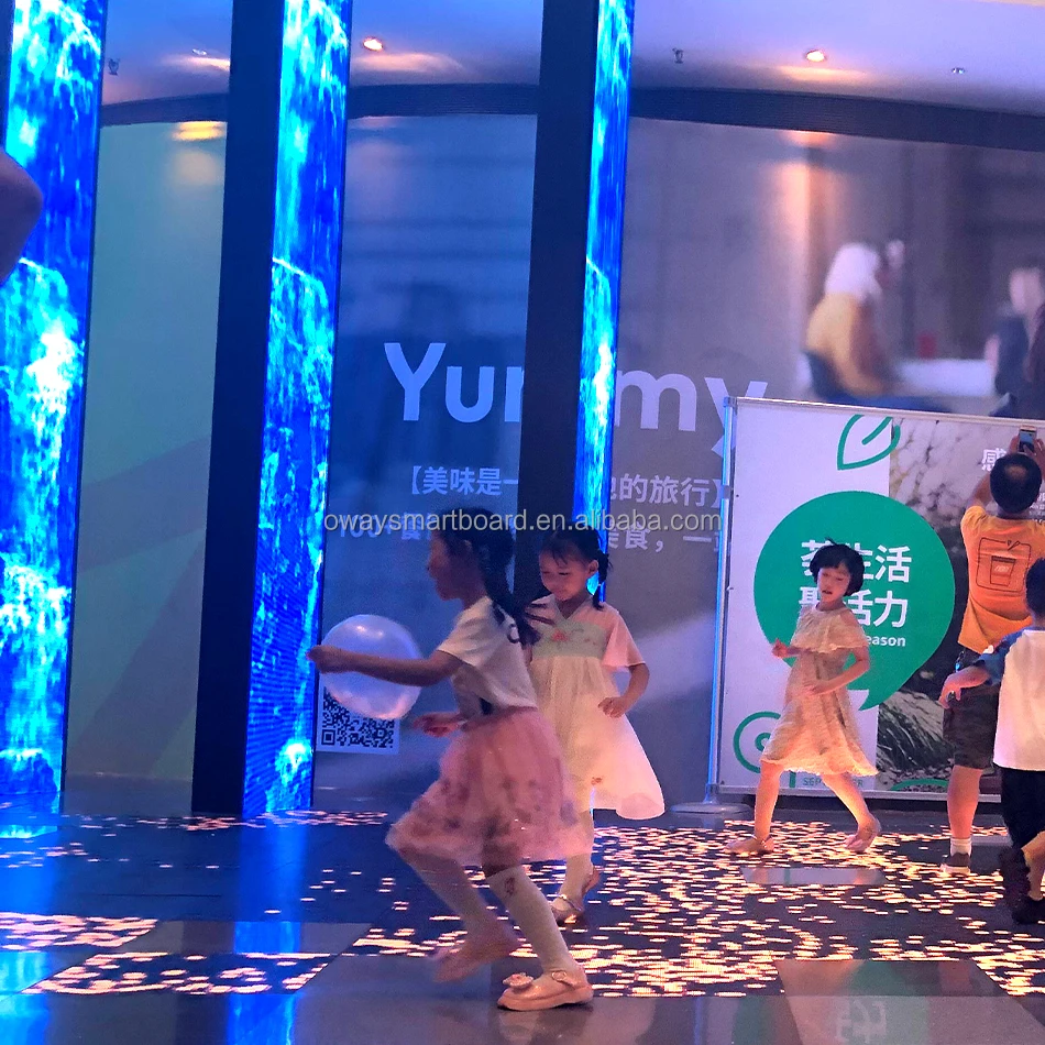 Interactive floor games, advertisement interactive floor Projection for entertainment