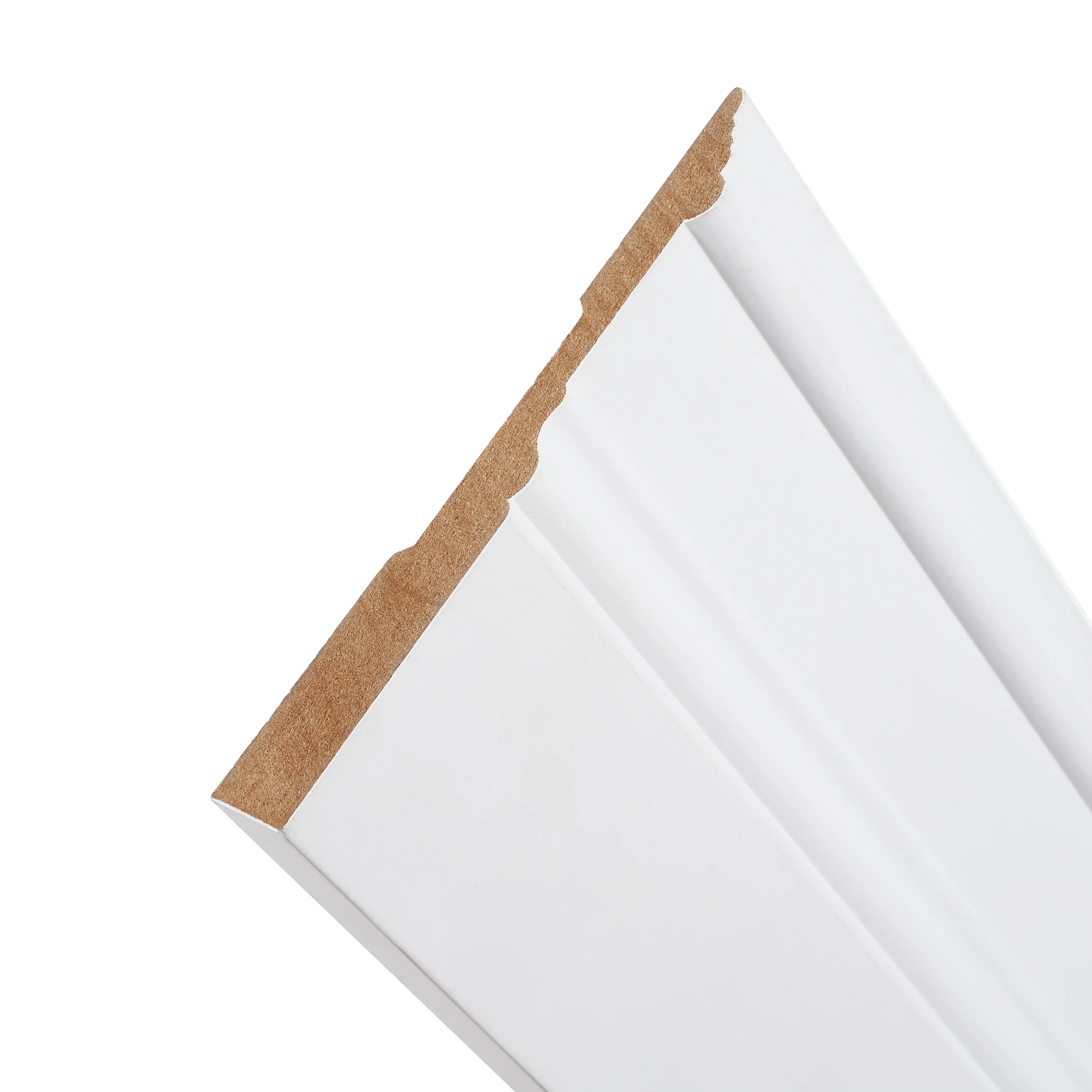 MDF White Primed Baseboard Waterproof Mouldings Interior Decoration Mouldings Skirting Base Board