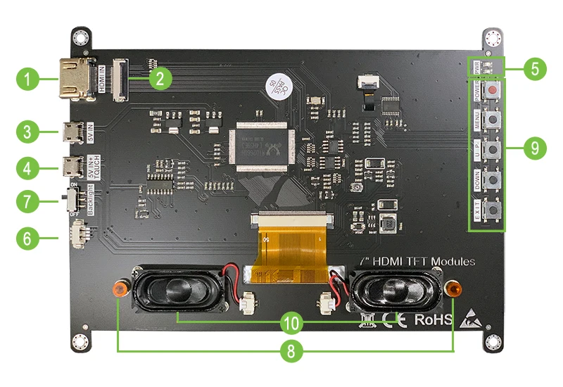 TFT Touch Screen  7 Inch TFT Monitor Touch  4.3 Inch TFT LCD Pantallas LCD 8 Inch Monitor Touch Screen Displays Display LCD