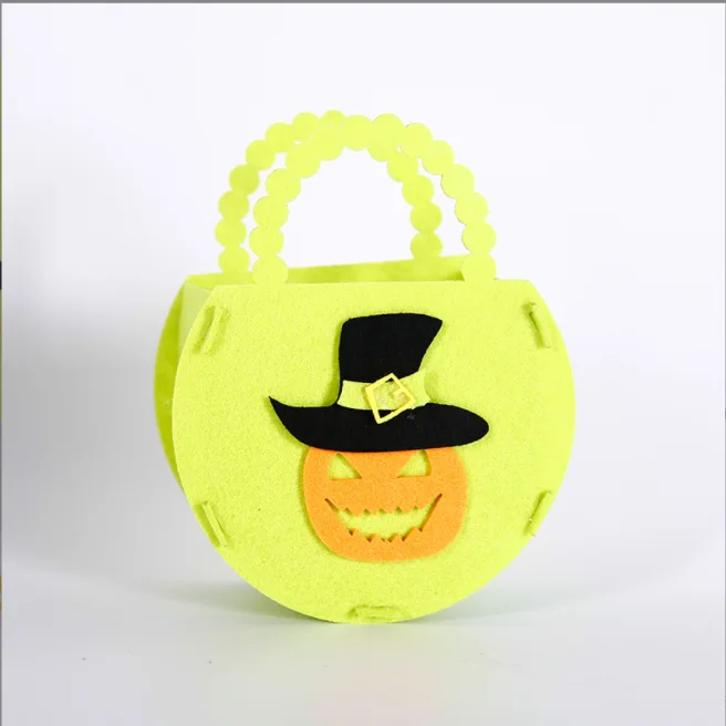 2022 Halloween Party Decorations Props Felt Bags For Kids Halloween Basket