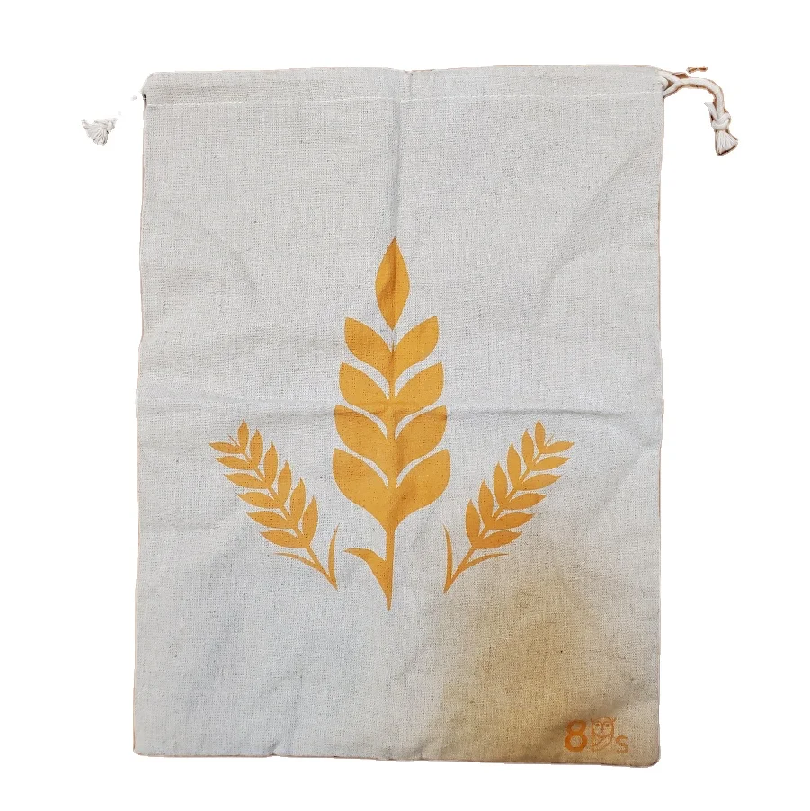 Reusable Produce Bags Organic Cotton Set Mesh Produce Bags with Drawstrings Half Mesh Grocery Tote Bag Zero Waste & Eco-Friendly