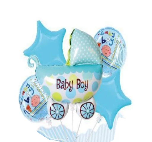 Party Balloons Birthday Decoration Party Balloons Supplies Bear Pattern Girls Boys Favor 5pcs