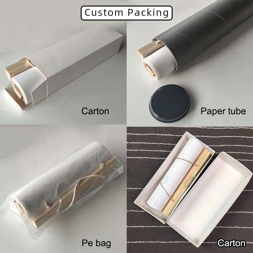 Wood frame fabric canvas wall hanging meter height measure growth ruler chart playroom decoration