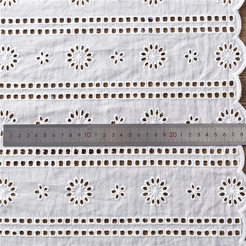 2021 Latest Nigeria Switzerland White Flower Dry African Swiss Cotton Voile Lace Fabric