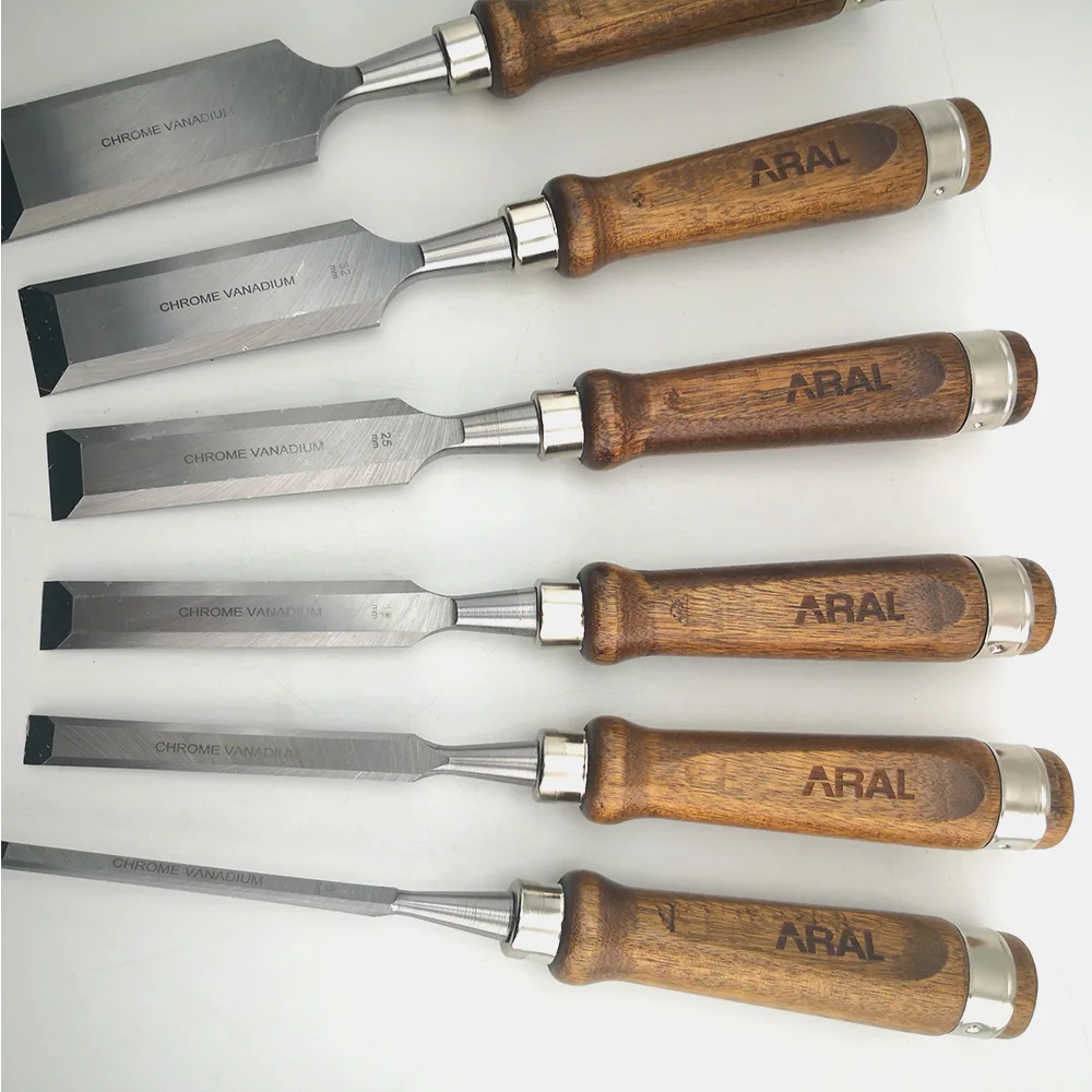 Wholesale 6 Pcs Wood Chisel Set Woodworking Hand Tools for DIY Carving