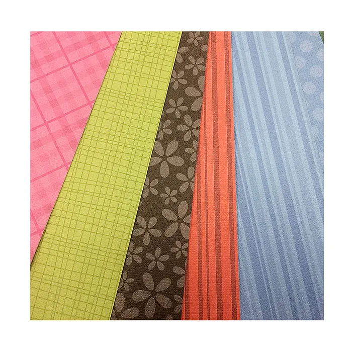 Hot new Arrival Latest Design dot double wall cup embossed virgin bamboo pulp tissue diy plastic paper cutting embossing paper