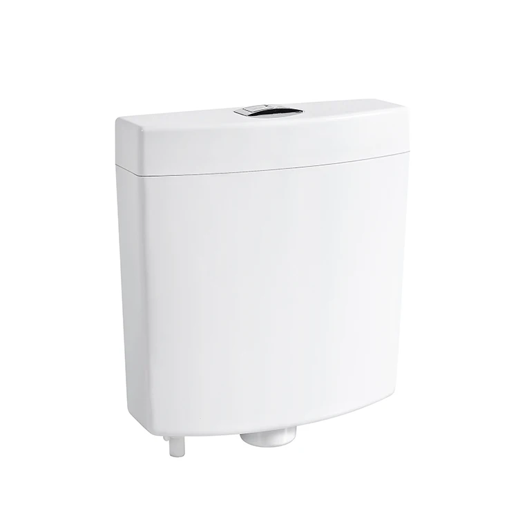 High end modern plastic square wall hung flush water tanks wc wall flush tank bathroom cistern toilet tanks