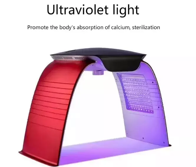 2020 Новые 7 видов цветов свет терапия машина с распылитель пара