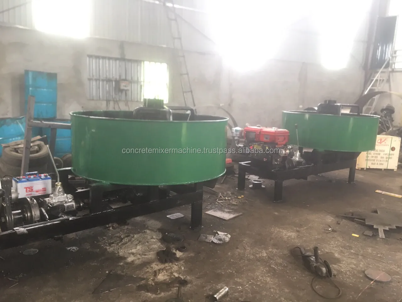 Whatsapp +84986455293 Pan concrete mixer 250L capacity origin from Lachong