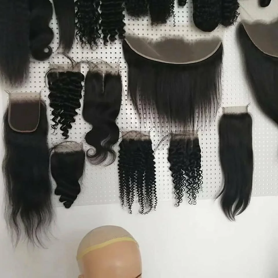 Sunlight hair Wholesale Malaysian Free Part 4x4  Bodywave HD Lace Closure With Baby Hair bleached knots for women