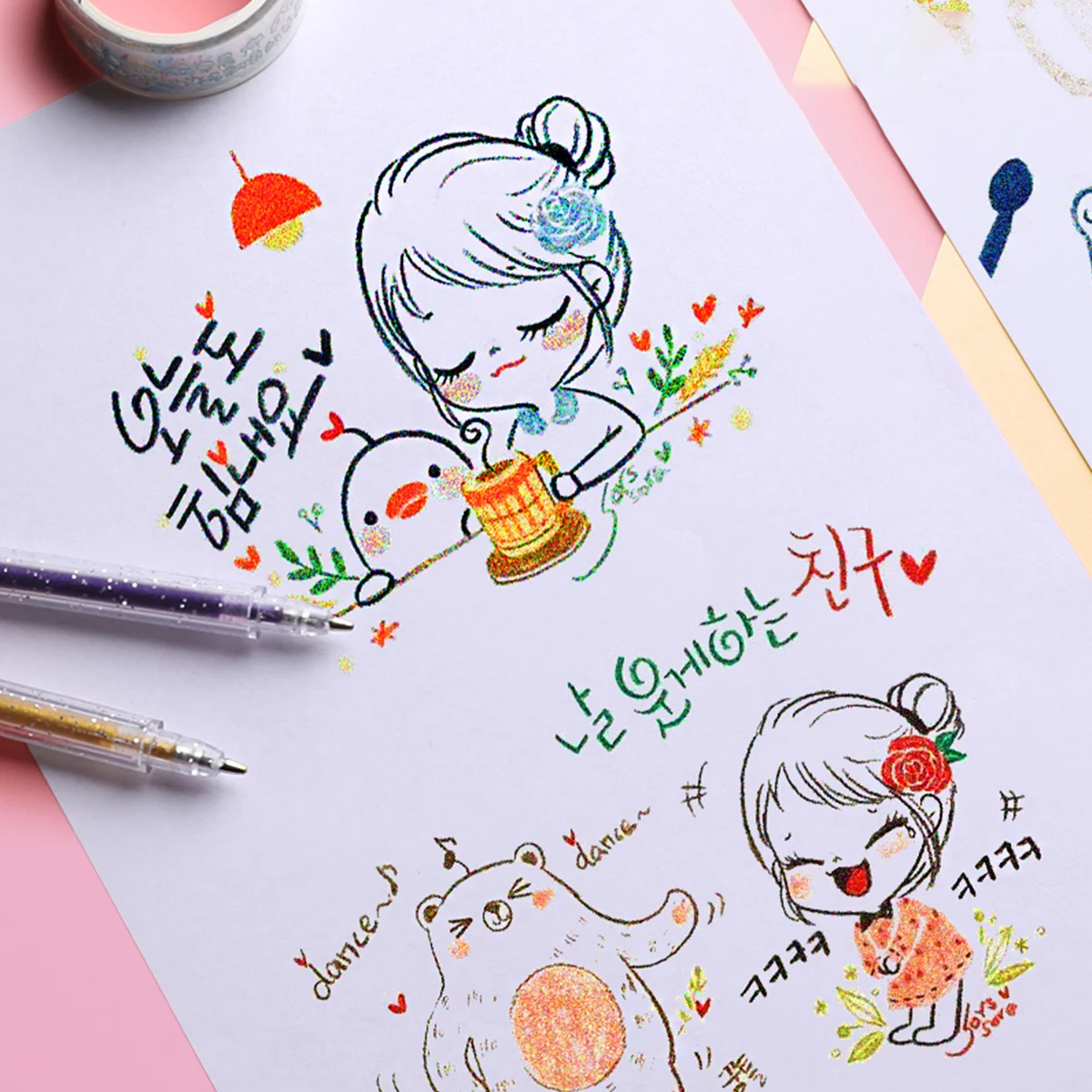 school stationery suppliers creative cute 1mm gel pen