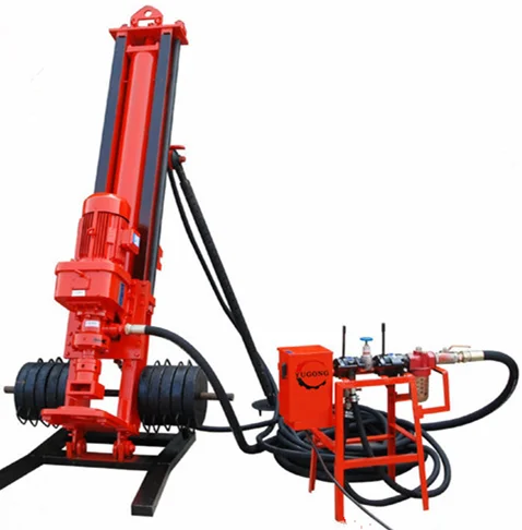 High efficiency well drilling machine bore