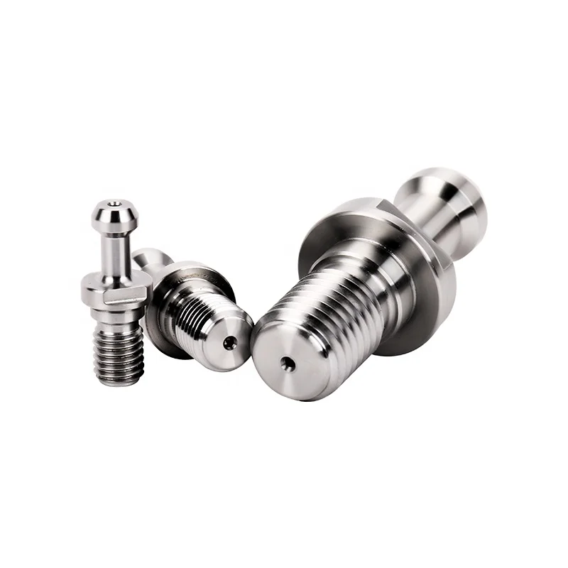 CNC Tools Accessory high Precision  Pull Stud BT40 BT30 X 45 60 90 Degree Through Coolant Retention Knob Spindle