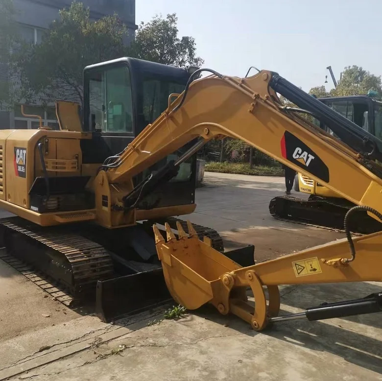 CAT305.5E подержанный экскаватор 5 20 тонн мини гидравлический гусеничный CAT306 307 308 Подержанные экскаваторы б/у распродажа
