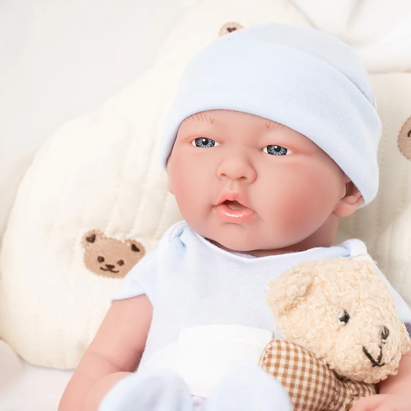 Multiple facial expressions Reborn Baby Doll 35cm Lifelike Newborn Silicone Vinyl Weighted Body