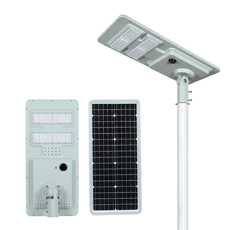 Luminaires Lamp AIO Solar Street Lights Die Casting Aluminum Alloy Different Aggle Outdoor up to 2500 Lumens IP65 5050 LED Road