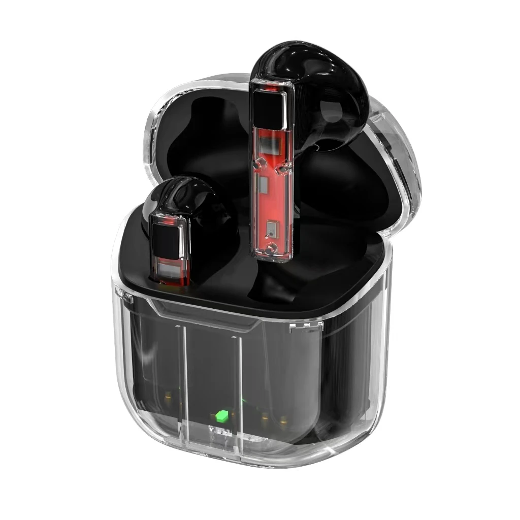 Hot Sale YX06 Gaming Transparent Shell  V5.3 MINI Handfree  HIFI Audifonos Anc Earbuds