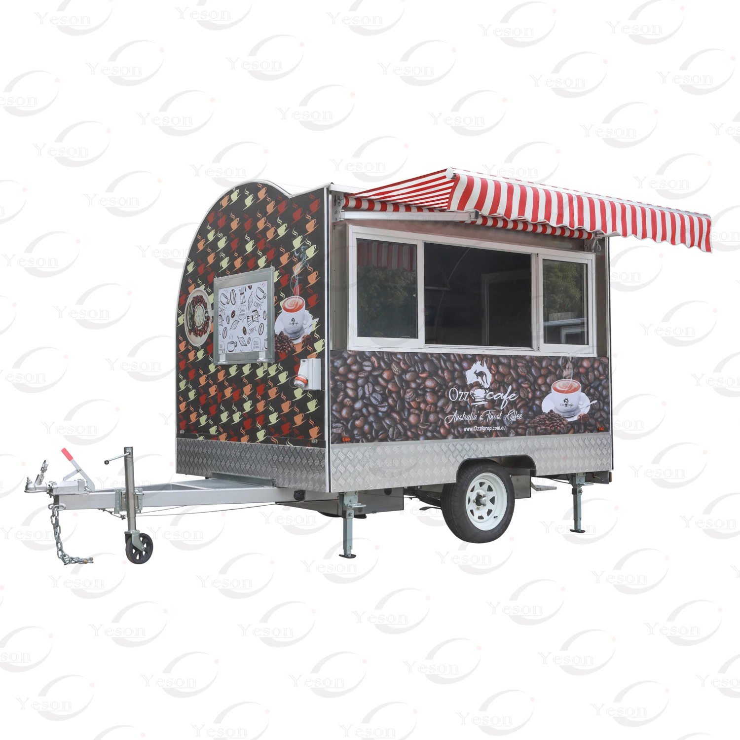 Street food truck motorcycle mobile cafe food bike trailer Mobile Coffee Cart Trailers For Australia Sale