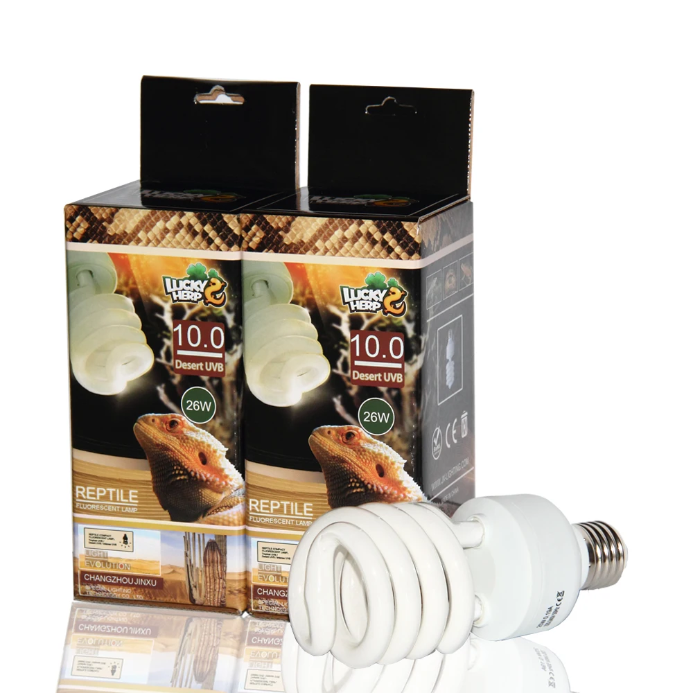 High Quality Sprial E27 E26 Reptile UVB Fluorescent Bulb/ Reptile UV Lamp For Birds and Reptile