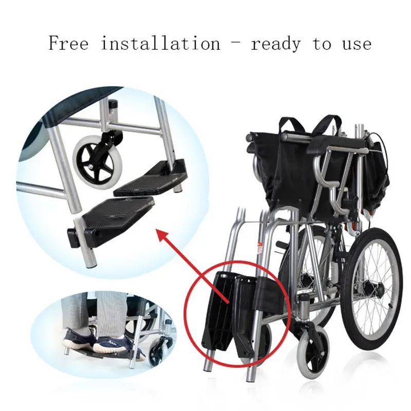 Wholesale Light Weight Steel Manual Foldable Wheelchairs Stair Climbing Wheelchair Foldable