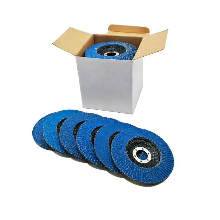 5INCH Manufacturer direct sales flat emery cloth wheel flap disc