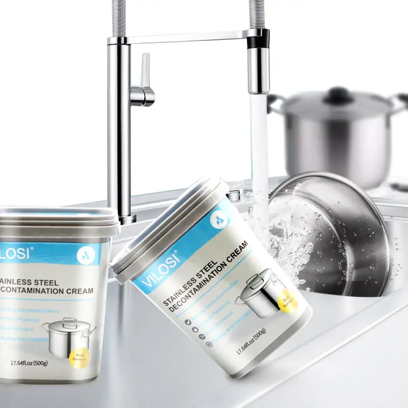 Best selling stainless steel cleaning paste cookware cleaner cream