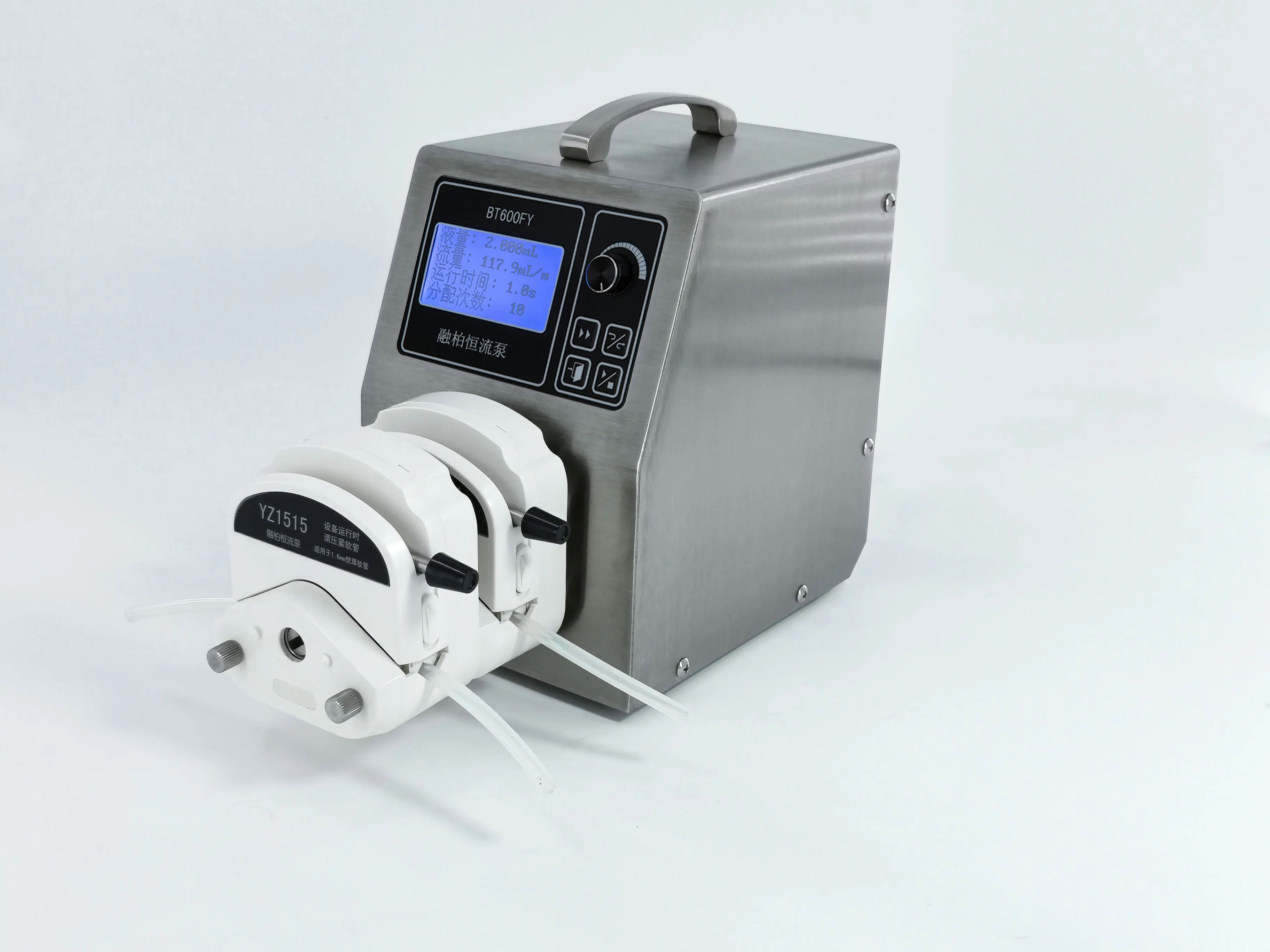 BT600FY peristaltic pump, 2.28L/min high-precision filling machine, 90-265V peristaltic pump, manufacturer,support customization