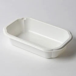 Factory direct sale black food grade thickened disposable plastic cpet food tray