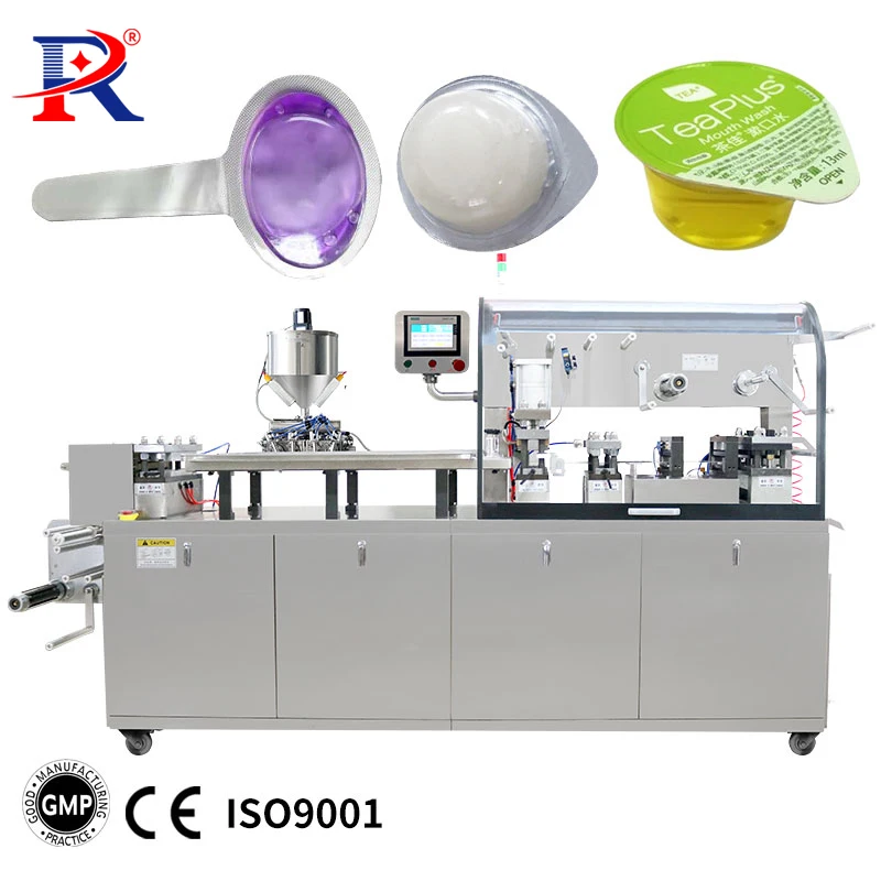 Dpp 260 Meet Gmp Requirements Automatic Bee Honey Jam Ketchup Blister Packing Machine