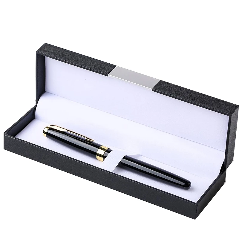 Promo Pens with Gift Box custom logo Cross Rollerball Pen Metal Ballpen Wholesale Metal Pen