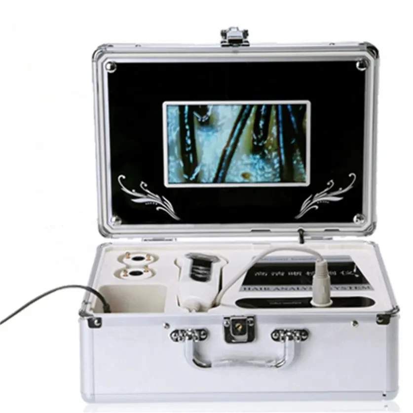 Boxy type Hair and scalp analysis / face skin scanner analysis / skin analyzer machine facial