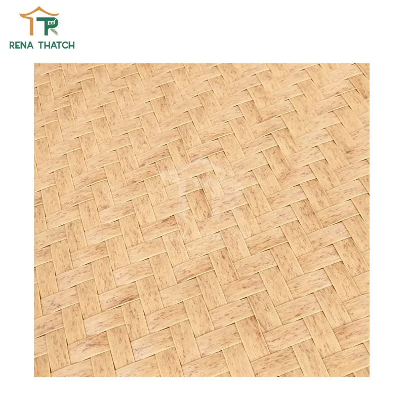 New design house ceiling plastic rattan knitting woven mat synthetic rattan weaving material