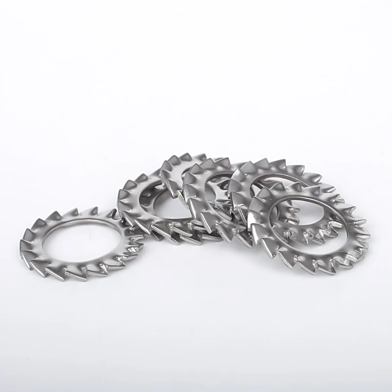 Factory Price Lock Washers External Teeth  A2 A4 Stainless Steel Washer
