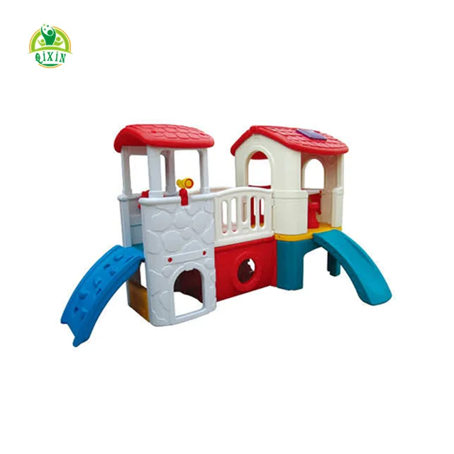 Guangzhou good quality  kids play house slip and slide