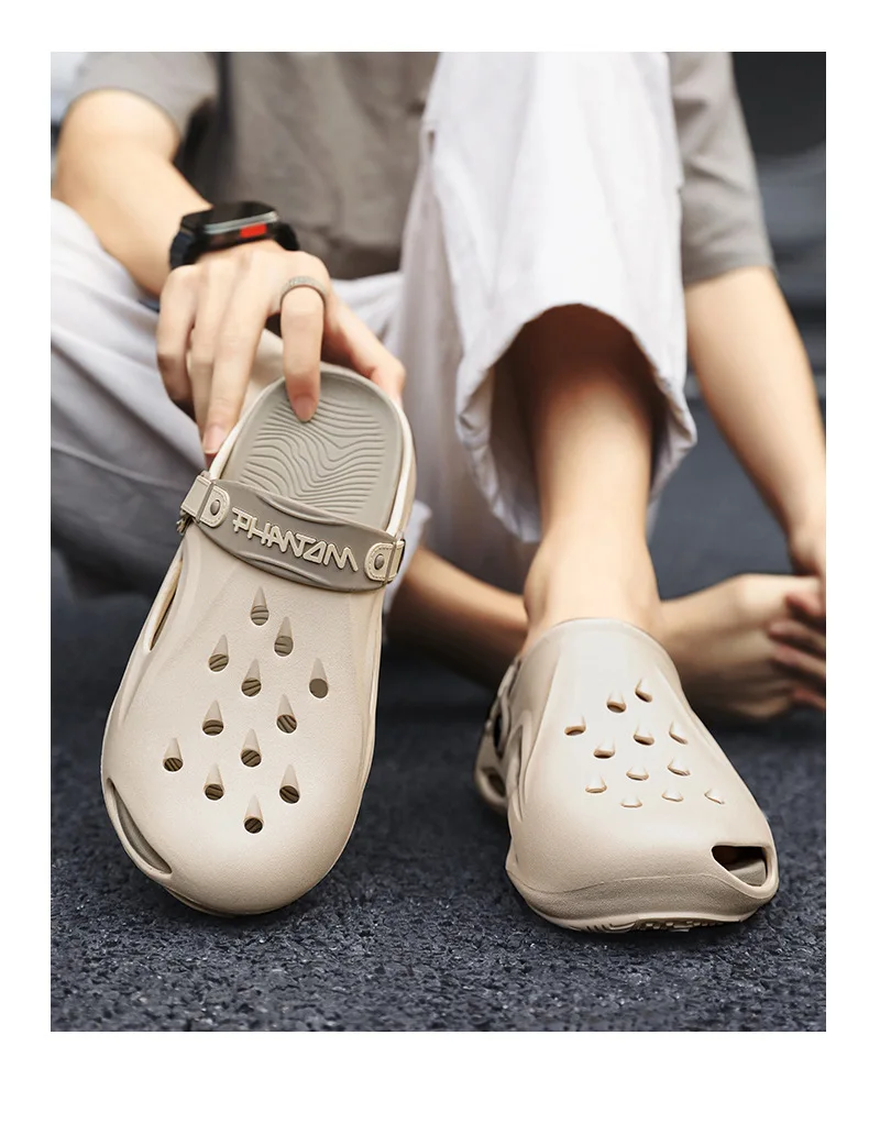 Summer EVA Trendy Shoes New Fashion Footwear Inserts Contrast Color Tide Shoes Sublimation Slipper
