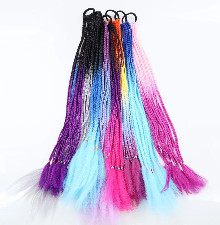 Модные красочные парики с грязной тесьмой для женщин, высокотемпературные синтетические волосы, парики, дешевые парики для наращивания волос