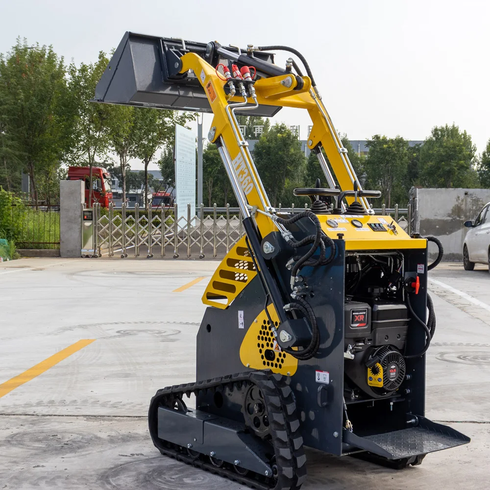 Hot sale 50hp diesel engine skid steer loader track skid steer loader with auger hammer Attachment