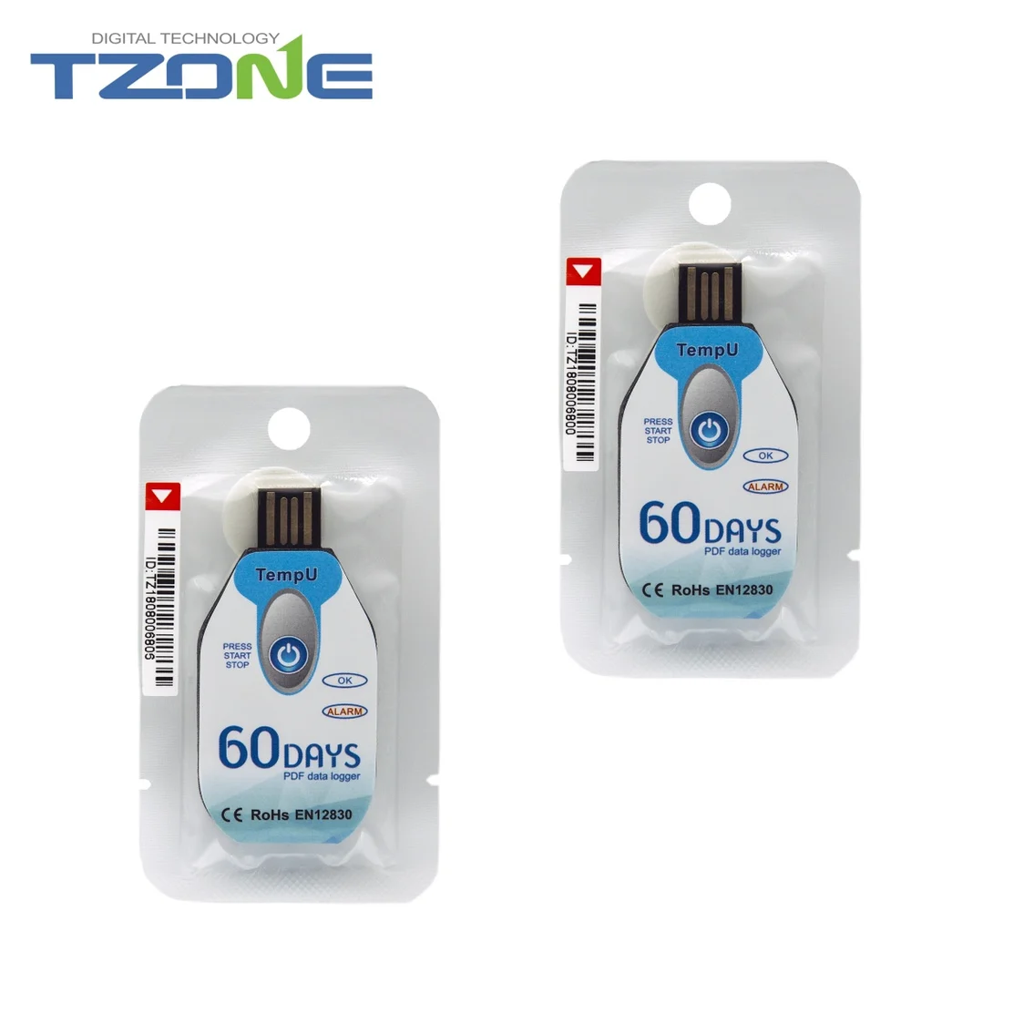 
single use gsm gprs temperature humidity data logger with usb 