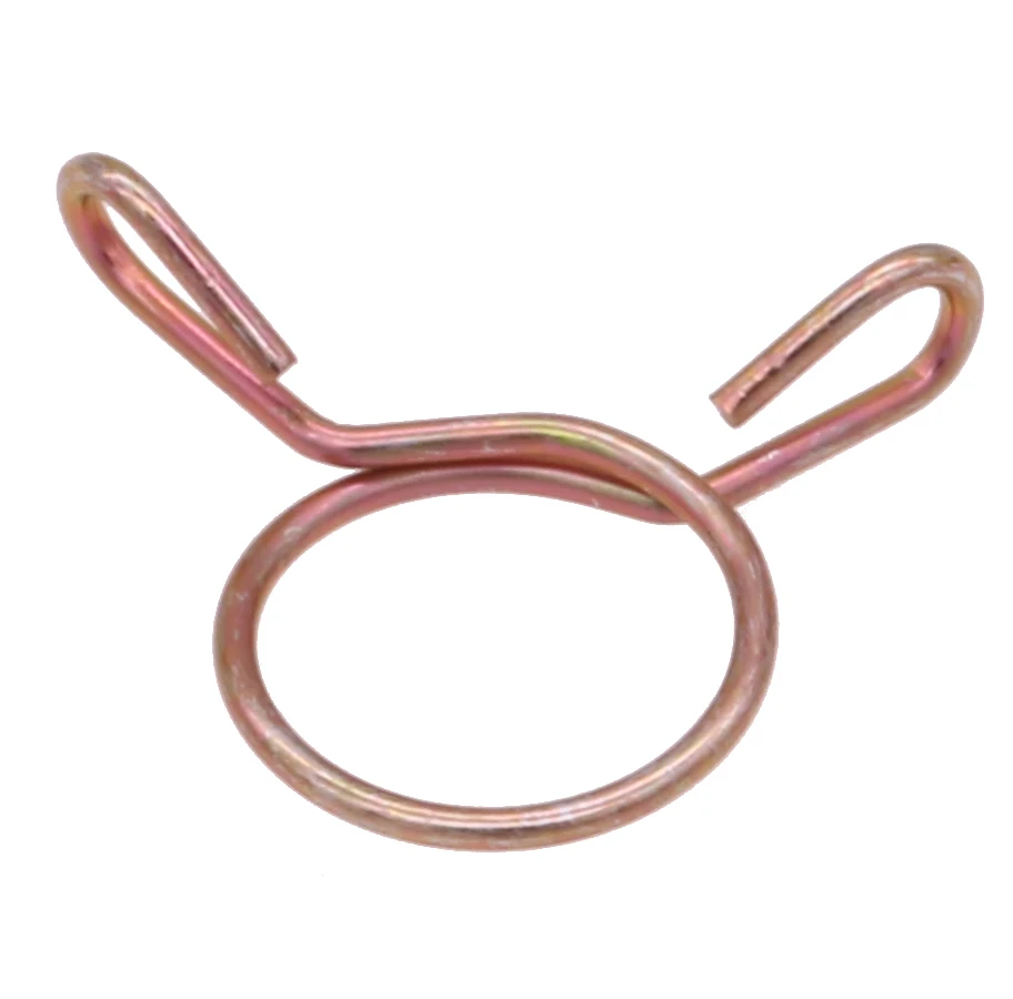 Factory Wholesale  standard  Zinc plated single  wire Spring Hose Clamp