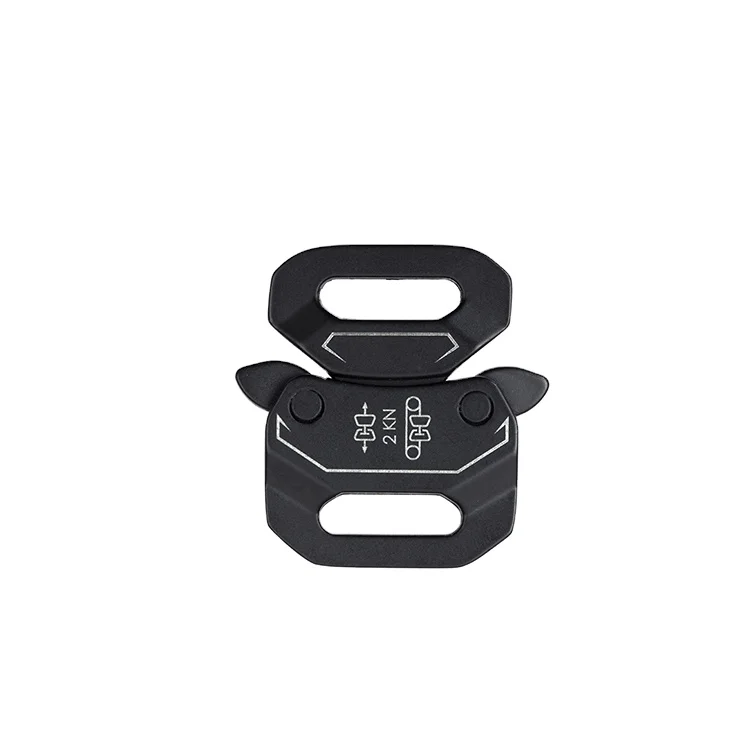 Tactical buckle quick release metal buckle backpacks accessories dog collar fashion hanging chain belt buckle