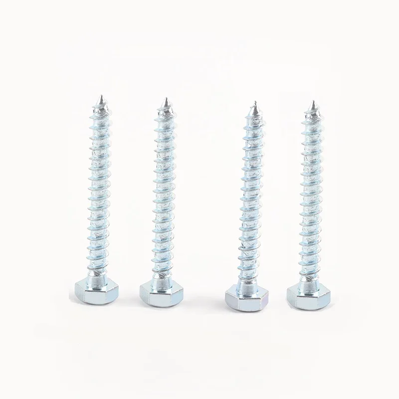 China Manufacturer partial Thread Hexagon Head Wood screw