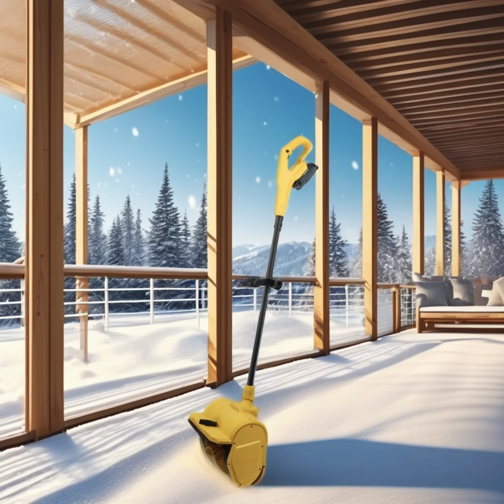 20V Cordless DIY Snow Shovel Remover Wholesale Portable Plastic Brushless Snow Shovel with Handle Battery Powered Snow Removal