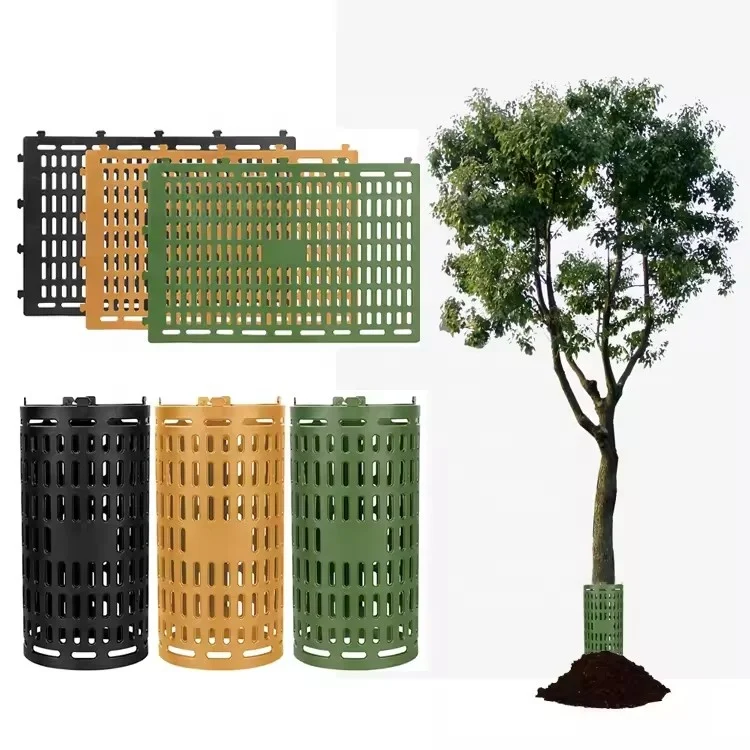 8 pcs per set Expandable Tree Trunk Protector pvc tree guard