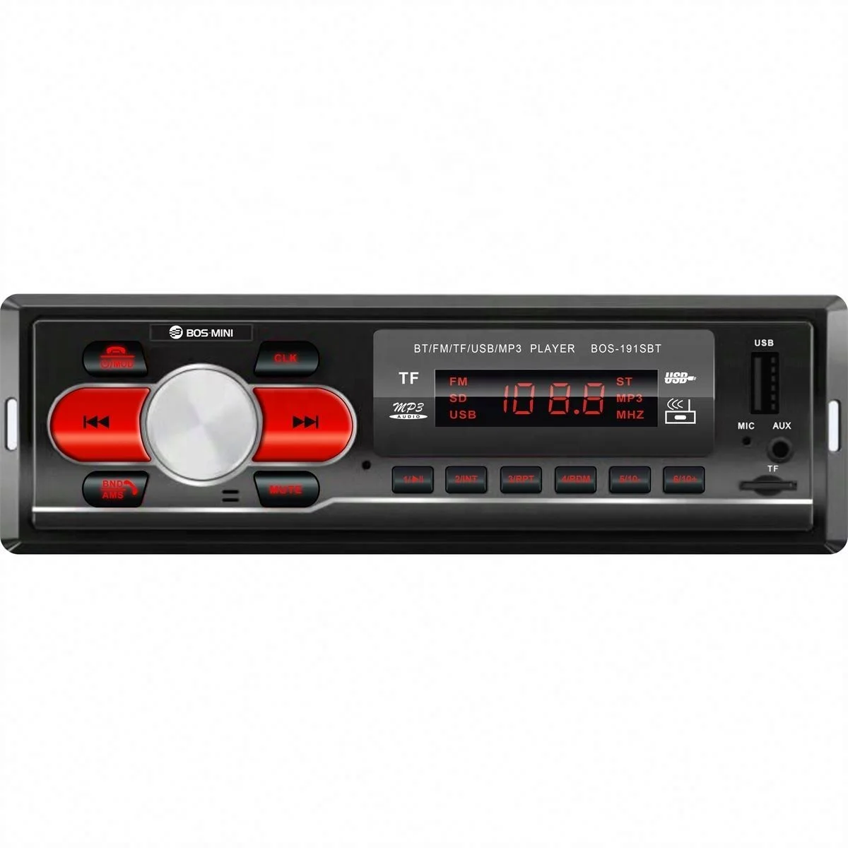 Single Din Mp3 Player Bt/aux/usb/fm Jsd-520 Universal Single Din Car Stereo Dc12v